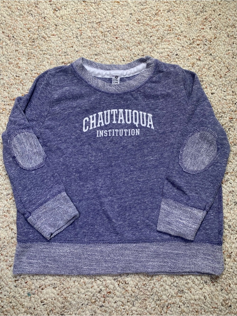 Chautauqua Institution Blue Heather Sweatshirt